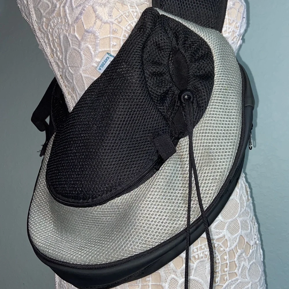 Katziela Mesh Sling Pet Carrier Adjustable Straps